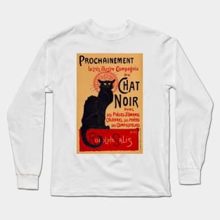 Compagnie du Chat Noir (Black Cat) 1896 Paris Long Sleeve T-Shirt